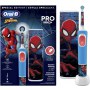 Oral-B | Vitality PRO Kids Spiderman | Electric Toothbrush with Travel Case | Rechargeable | For children | Blue | Number of bru - 6